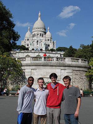 Samford students in Paris